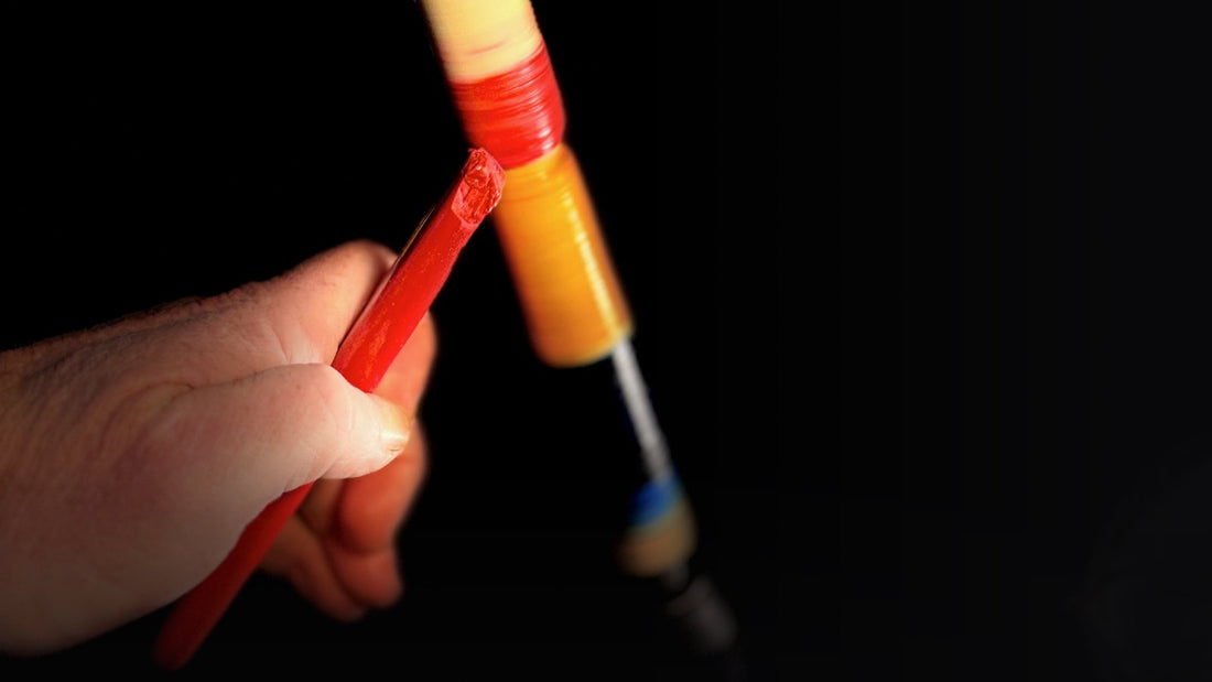 Lac Turning, In Practice — How to Use Friction-Lac Sticks