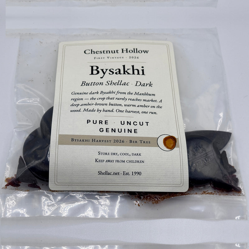 Bysakhi Dark Button Lac — 2026 Crop