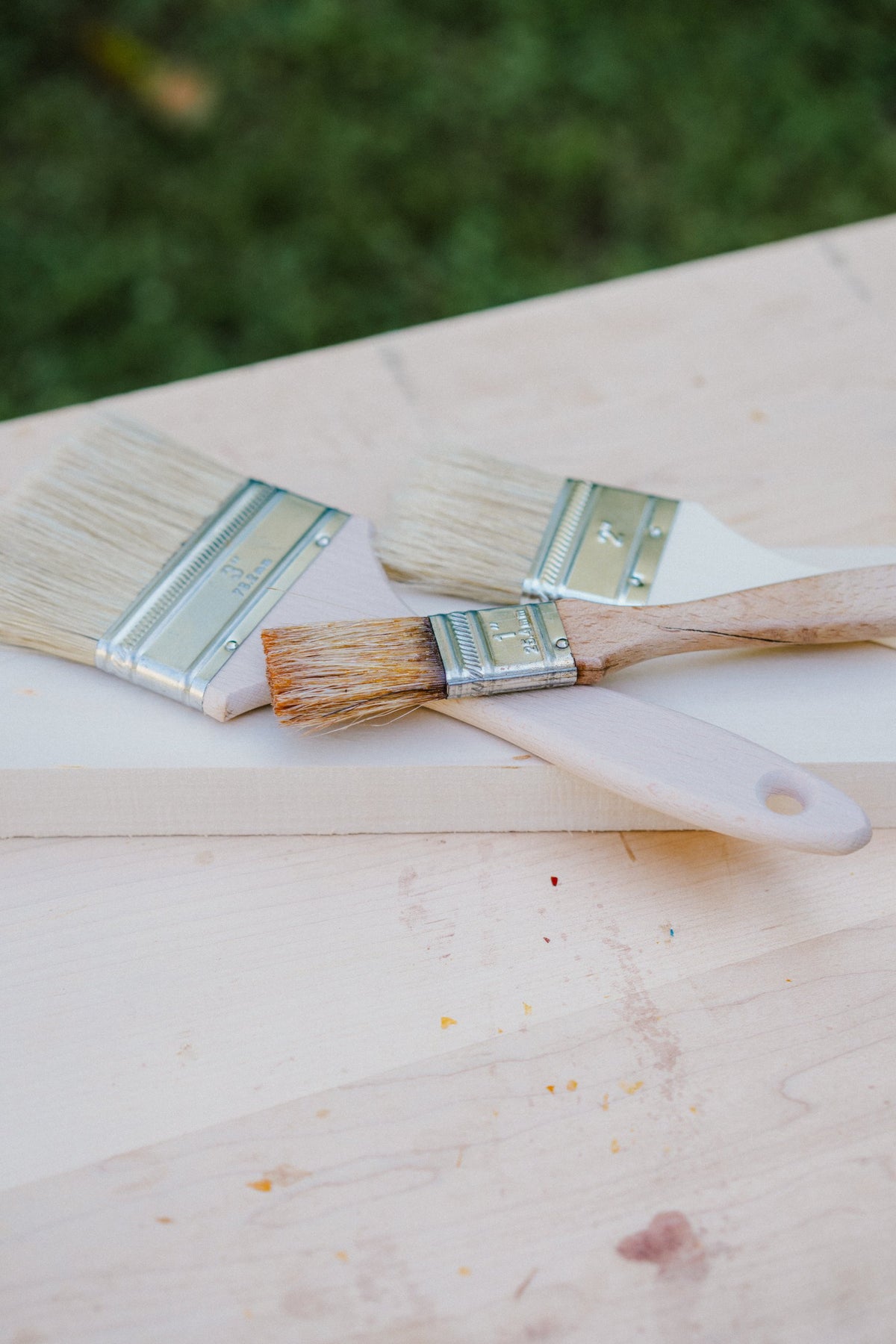 Varnisher's brush — set of 3