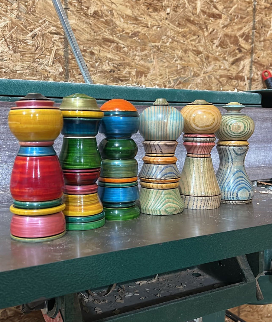Making lac sticks from button lac
