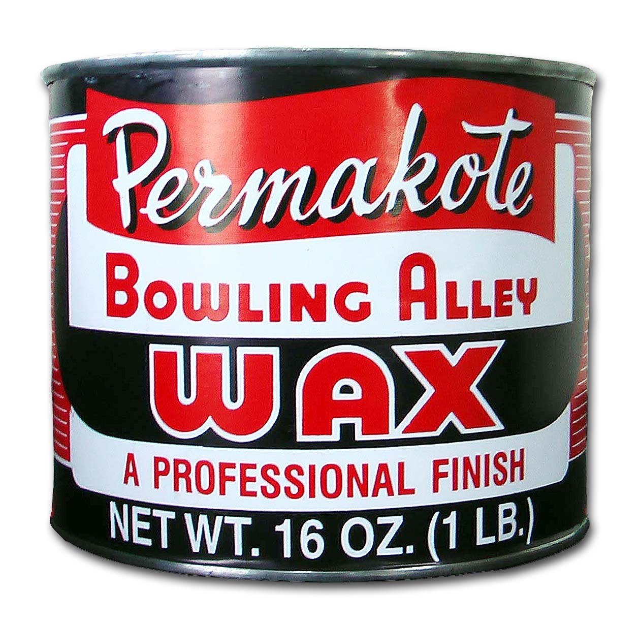 Staples Liquid Bowling Alley Wax Oil Polish Can Vintage